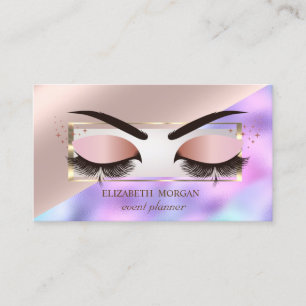 Cartão De Visita Frame profissional - Dourado Lases Holográfico