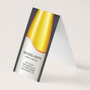 Cartão De Visita Frasco de vinho