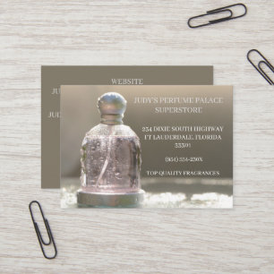 Cartão De Visita Frasco para perfumes/Fabricante/Design
