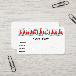 Cartão De Visita Freedom Global Sumud Flotilla Boats para Gaza