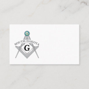 Cartão De Visita Freemasonry, Lançamento do Estado de Dakota do Sul
