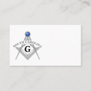 Cartão De Visita Freemasonry, Látea do Estado da Carolina do Sul