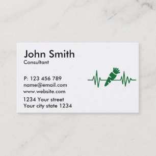 Cartão De Visita Frequência vegetal