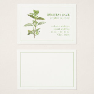 Cartão de visita FRESCO OREGANO 3,5x2,5