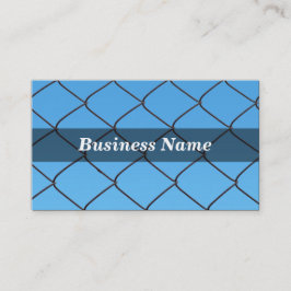 Cartão De Visita Fronteira de link de cadeia contra céu azul claro