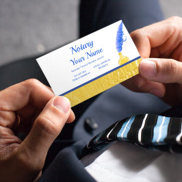 Cartão De Visita Fronteira Dourada do Agente de Assinatura de Empré