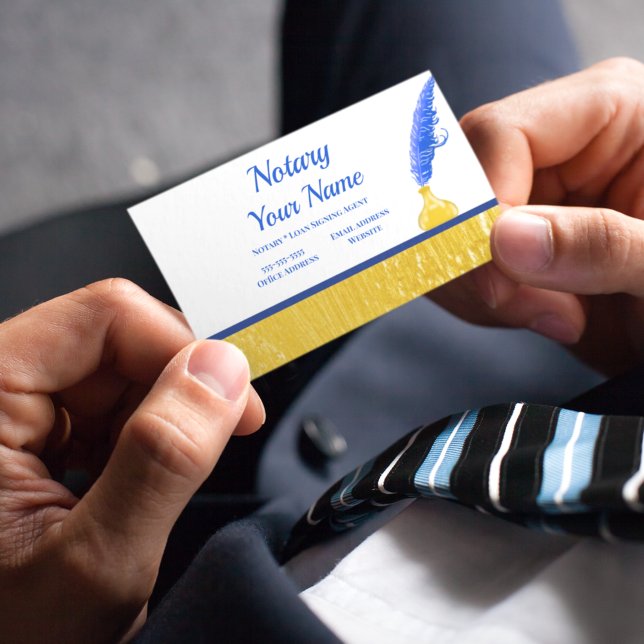 Cartão De Visita Fronteira Dourada do Agente de Assinatura de Empré (Criador carregado)