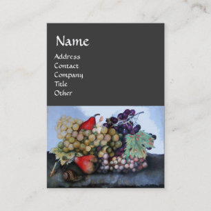 CARTÃO DE VISITA FRUTAS 1 DA SEASON - UVAS E PERAS