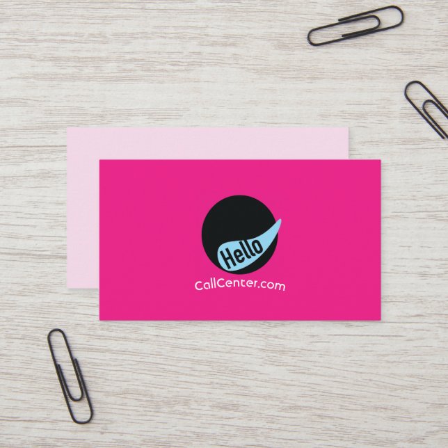 Cartão De Visita Fun Business Card template (Frente/Verso In Situ)