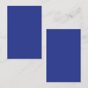 Cartão De Visita Fundo Azul Escuro Sólido Design Minimalista Ousa