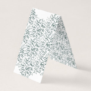 Cartão De Visita fundo branco com muitas gotas de água