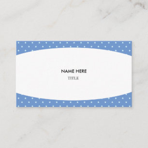 Cartão De Visita Fundo branco elegante e estrelado