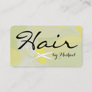 Cartão De Visita Fundo de Abstrato de Hair Stylist para o Mosaico E