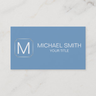 Cartão De Visita Fundo de cor da geada cerulana