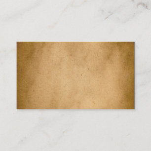 Cartão De Visita Fundo de papel amarelo do pergaminho de Brown do