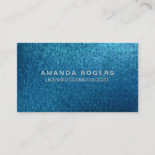 Cartão De Visita Fundo de Textura Azul