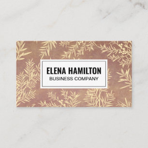 Cartão De Visita Fundo de Textura de Ramais de Juniper