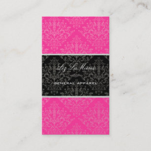 Cartão De Visita Fundo diy de PixDezines, damasco de Étienne do