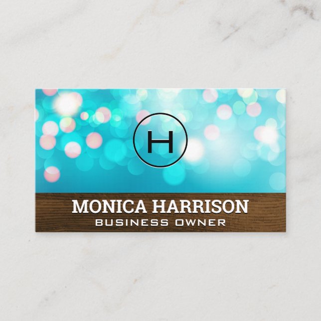 Cartão De Visita Fundo do Boke | Painel Madeira (Frente)