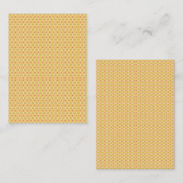 Cartão De Visita Fundo do Círculo Amarelo e Laranja Vibrante