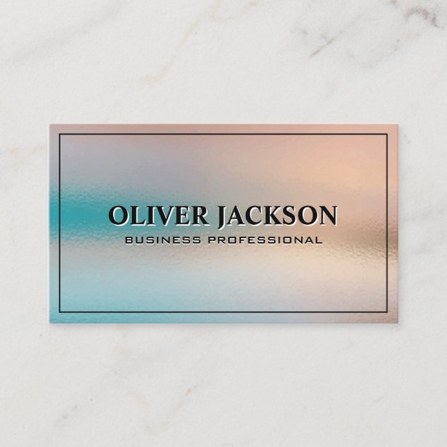 Cartão De Visita Fundo do Shine de Textura (Frente)