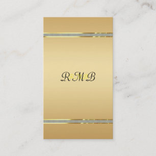 Cartão De Visita Fundo dourado elegante com acentos de brilho