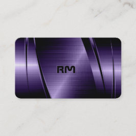 Cartão De Visita Fundo geométrico Metallicmetal - Ca comercial