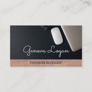 Cartão De Visita Fundo Preto do Espaço de Trabalho   Textura