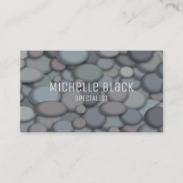 Cartão De Visita Fundo profissional minimalista do rio Rock