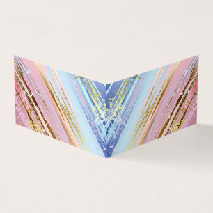 Cartão De Visita Fundo Rosa Texturizado