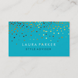 Cartão De Visita Fundo subtil do falso da cerceta do brilho