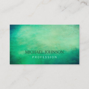 Cartão De Visita Fundo verde elegante simples do vintage