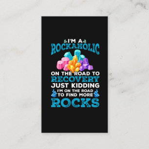 Cartão De Visita Funny Rock Collector Geologista Hobby Geology Fun