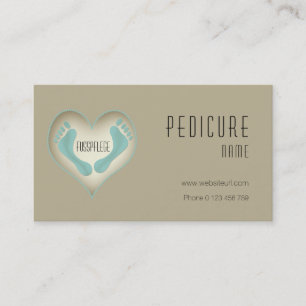 Cartão De Visita fusspflege cuidado pé