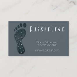 Cartão De Visita fusspflege cuidado pé