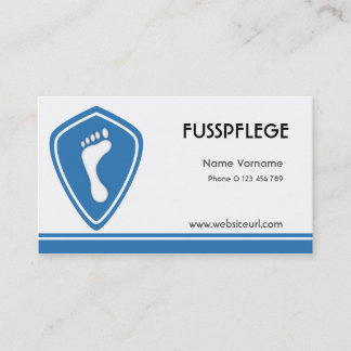 Cartão De Visita fusspglege