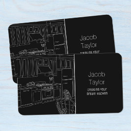 Cartão De Visita Gabinetes de cozinha