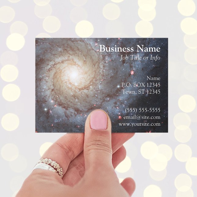 Cartão De Visita Galáxia Espiral (Galactic Business Card)