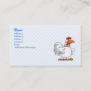 Cartão De Visita Galinha de Charmichael