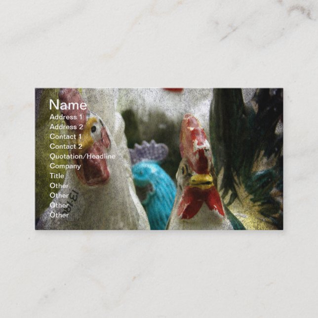 Cartão De Visita Galinheiros Antigos (Frente)