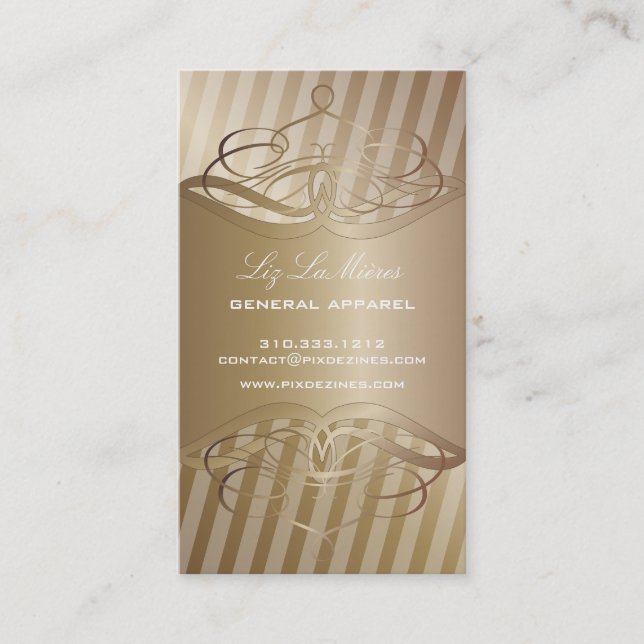 Cartão De Visita Gamas Médias PixDezines + Cobre Faux (Frente)