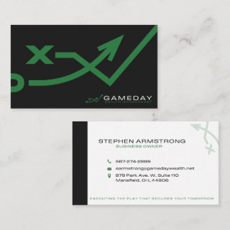 Cartão De Visita Gameday Business Card