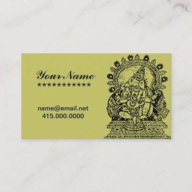 Cartão De Visita Ganesh (Frente)