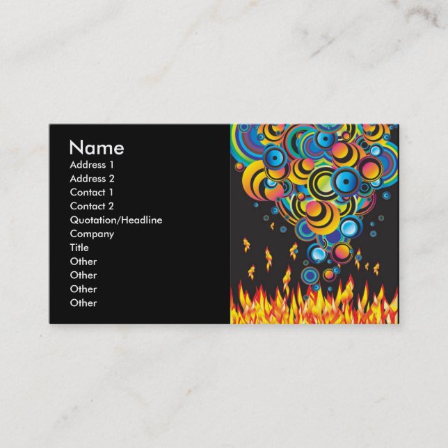 Cartão De Visita Garcya.us_blog_17647786, Nome, Endereço 1, Endereç (Frente)