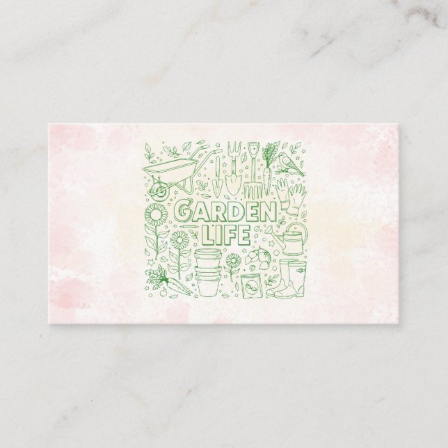 Cartão De Visita Garden Pack (Frente)