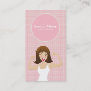 CARTÃO DE VISITA GAROTAS TRENDEDINHAS DE ESPORTE