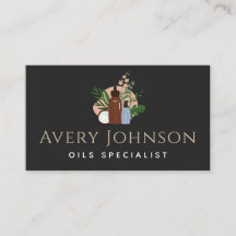 Garrafas e Plantas Especializadas em Óleos Essenci