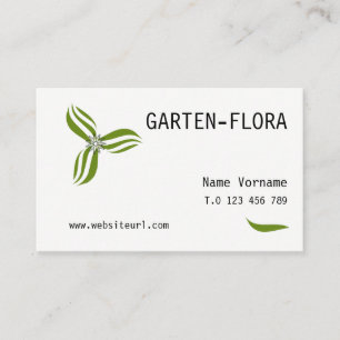 Cartão De Visita garten flora