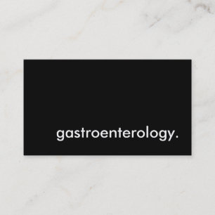 Cartão De Visita gastroenterologia.