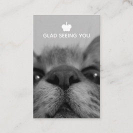 Cartão De Visita Gatinho preto&branco de 17 anos